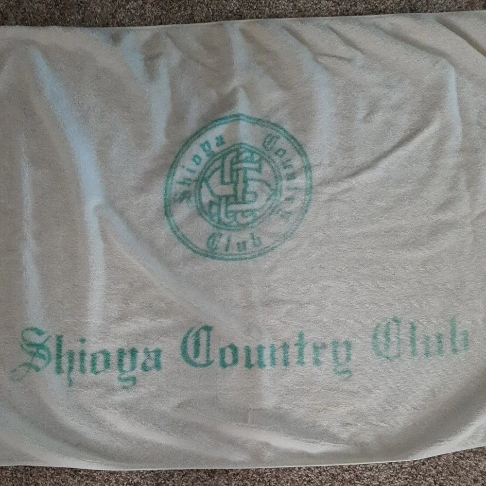 Vintage Shioya Country Club Japan Beach Towel